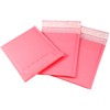 ZEONHEI 60 Pack 15x18cm Pink Poly Bubble Mailers, Self Seal