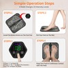 EMS Foot Massager, 6 Modes USB Electric Foot Massager -