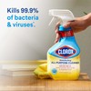 Clorox Disinfecting All-Purpose Cleaner 32 Oz and Disinfecting Bathroom Cleaner,