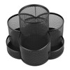 Mesh Desk Organizer 7 Compartments 360 Degree Rotating Multifunctional Pen