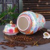 Chinese Ginger Jar with Lid Chinoiserie Antique Style,Home Decorative Retro