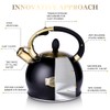 SUSTEAS Stove Top Whistling Tea Kettle - Food Grade Stainless