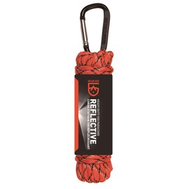 GEAR AID 13245 Tent, Turf, Lightweight, Durable, Reflective Treatment, Multipurpose Cord, Paracord 550, 30 ft, Orange