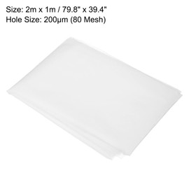 QUARKZMAN 80 Mesh Farbe Nylon Mesh Filter 79"x39" Gewebtes Netzblatt Mesh Filtertuch für Farbe, Heimbrauen Mesh Stoff