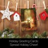 Tree-Free Greetings Christmas Cards and Envelopes, Holiday Card Set, 5