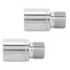 1 Pair Steel Bike Pedal Extenders Bicycle Pedal Spacers for