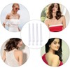 Clear Bra Straps, 4-Pairs Invisible Adjustable Shoulder Strap, Non-Slip Max