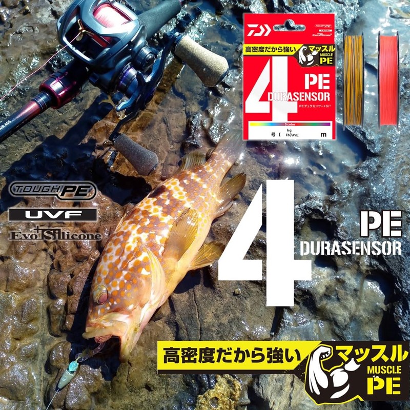 Daiwa PE Line UVF PE Dura Sensor X4 + Si2,