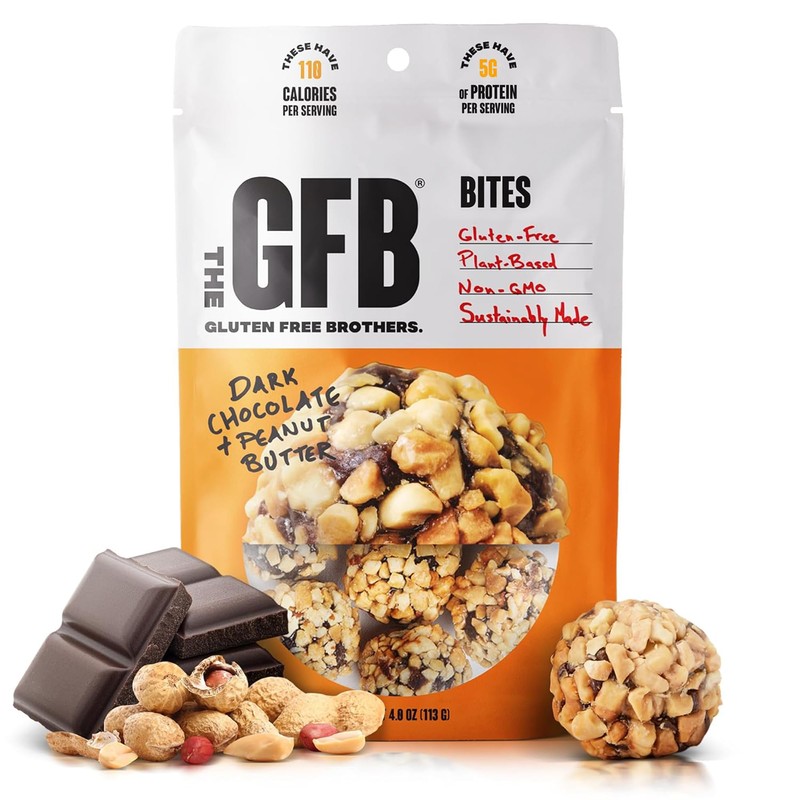 The GFB Dark Chocolate Peanut Butter Protein Bites - Gluten
