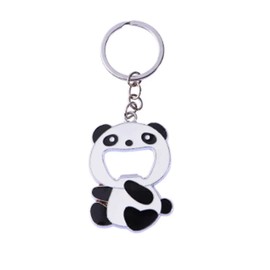 ARFUKA Bottle Opener Keychain Cute Panda Beer Soda Bottle Opener Keyring Beverage Bottle Opener Key Ring, Women Men Gift for Christmas and Birthday