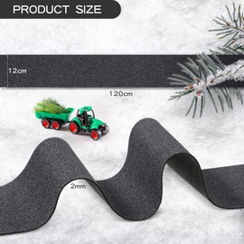 Christmas Village Accessories Christmas Village Brick Road Decorations Village Street Mat Miniature Cobblestone Brick Mat for Home Garden 4.7 x 47.2 Inch (Classic Road Style, 1 Piece)