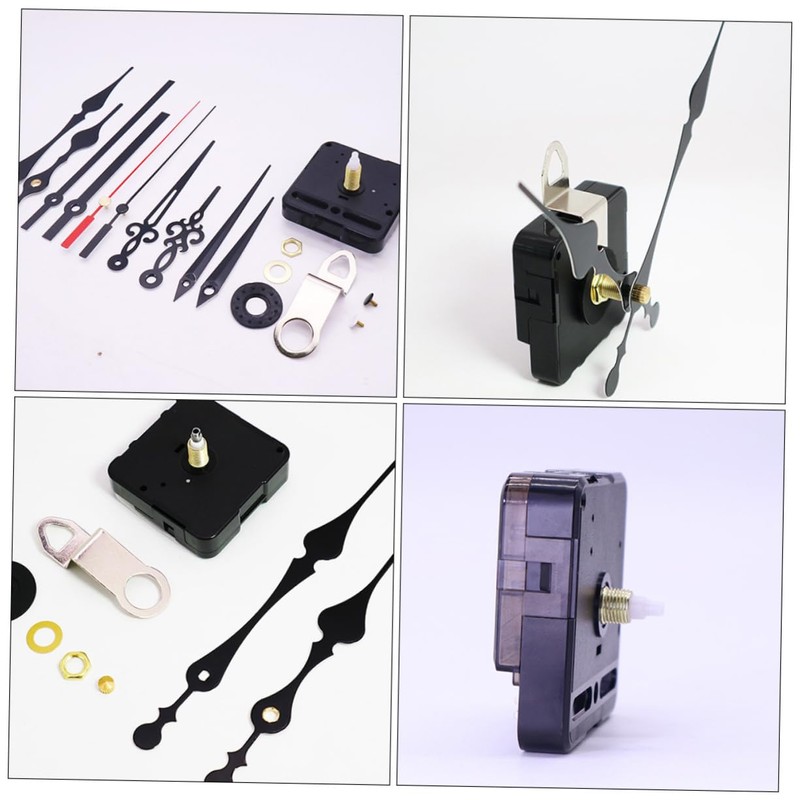 TEHAUX 2 Sets DIY Clock Movement Kit Quartz Clock Mechanisms