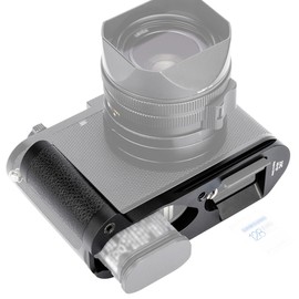 JJC HG-Q3 Leica Q3 Hand Grip, Arca Swiss Type Quick Release QR, Anti Slip Metal Holder Hand Grip, Aluminum Aloy, Compatible with Leica Q3 Camera, Easy Access to The Battery Memory Card