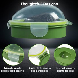 Nicerice Avocado Saver and Keeper - Portable, Reusable Fresh Storage for Fridge - Crisper to Keep Your Avocados Fresh for Days (3)