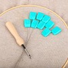 10pcs Punch Needle Threader, 7.87 Inch Long Needle Threaders Stitching