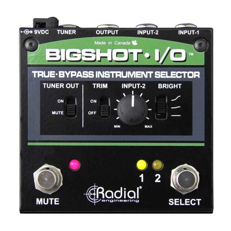 Radial Engineering BigShot i/o Instrument Selector w/ LEDs