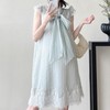 Summer Ribbon Maternity Dress Maternity M