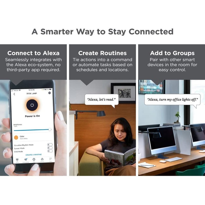 BLACK+DECKER Verve Adjustable LED Desk Lamp