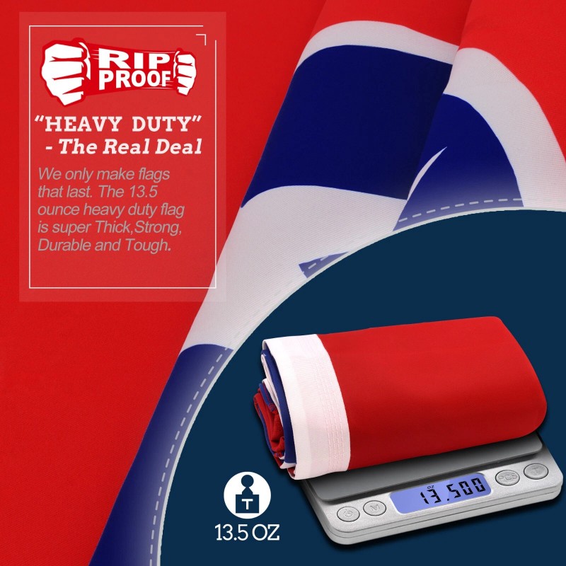 Anley Rip-Proof Double Sided 3-Ply Tennessee State Flag - Tennessee