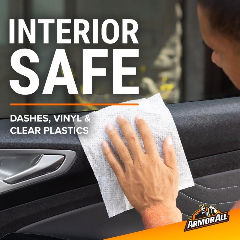 Armor All Car Cleaning Wipes , Wipes for Car Interior