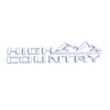 2pack OEM High Country Emblems 3D Letters Side Badge Compatible