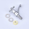 DOITOOL Stainless Steel Single Hole Cross Faucet Set Vintage Bathroom