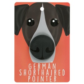 Pooch Pals German Shorthaired Pointer Dog Lead Holder Wall Mounted Plaque Pop-Out Hook Hanger