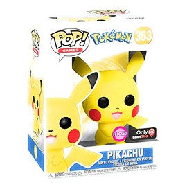Pokémon Pikachu Funko POP 353 Flocked Exclusive Gamestop