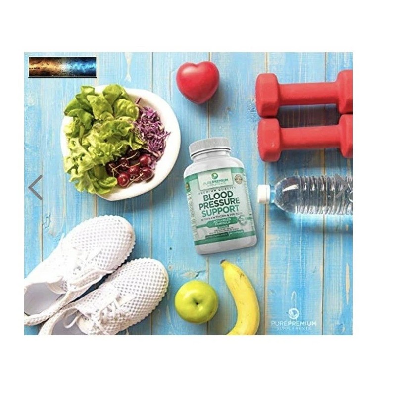 PurePremium Supplements Premium Blood Pressure Support Supplement by PurePremium, 180