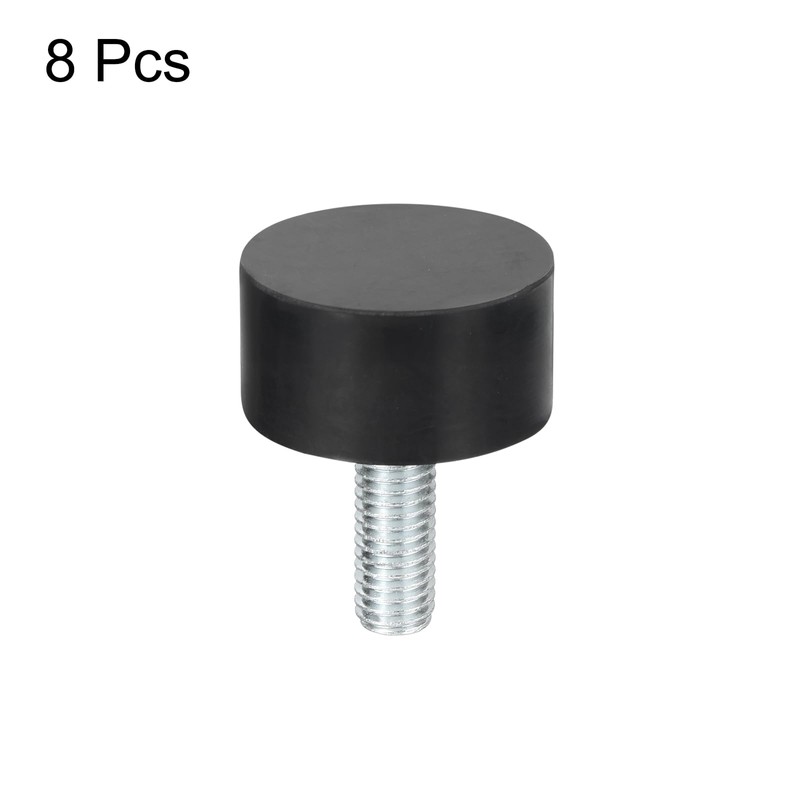 QUARKZMAN M8 Threaded Rubber Bushings, Vibration Insulators, Cylindrical Shock Absorber
