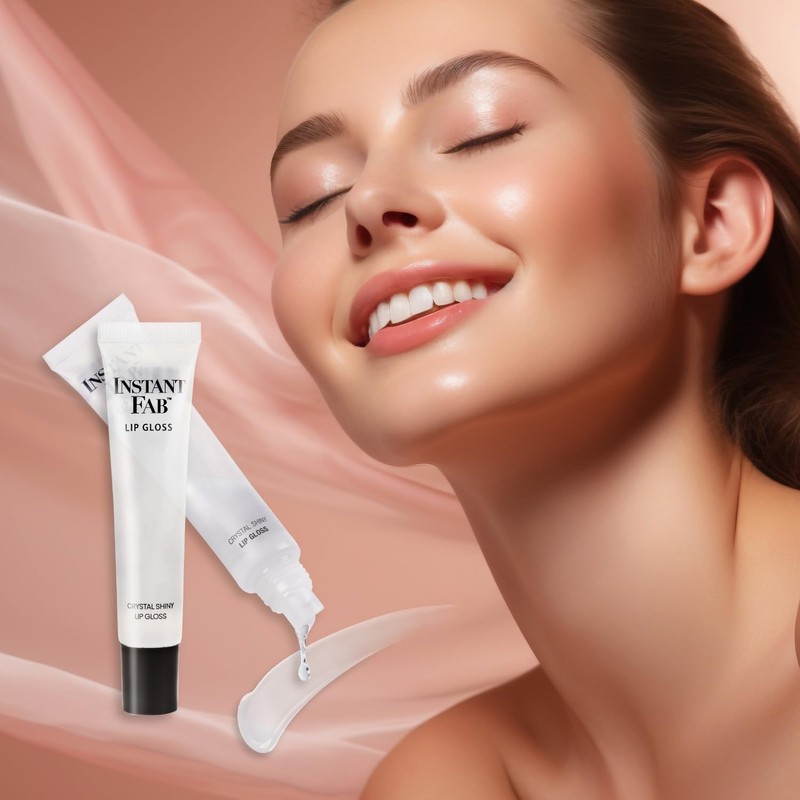 STUDIO LIMITED Instant Fab Crystal Shiny Clear Lip Gloss Value