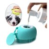 Awesome Pet Brushes Bath Massage Brush Shampoo Dispenser Dog Grooming