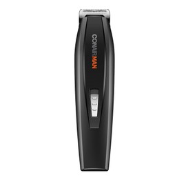 Conair ConairMAN All-in-One Beard Trimmer for Men, Includes Nose and Ear Hair Trimmer, with 5-Position Comb Attachment, 4 piece Men's Grooming Kit, Battery Operated