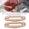 2PCS Pickup Mounting Ring Natural Maple Hard Decorative Single Coil