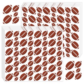 640 Pcs Football Stickers Football Sports Ball Stickers Rugby Soccer Helmet Decals Water Bottle Football Themed Birthday Party Decor Supplies Favors Gifts Reward DIY Craft Poster Board Kids Classroom