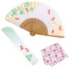 Osaka Choseido Folding Fan, Women's, Stylish, Business, Folding Bag, Handkerchief