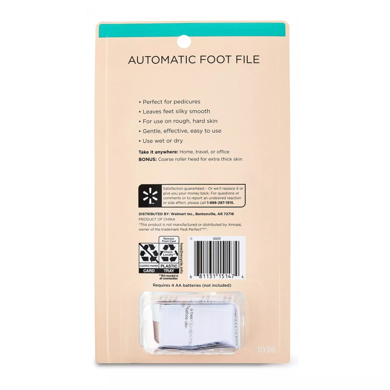 Equate Beauty Automatic Foot File