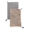 D&Y Women's Square Soft Wrap Multi Scale Leopard Print Scarf