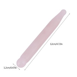 Natural Rose Quartz, Natural Stone Rose Quartz Guasha Stick Massage Stick for Acupuncture Therapy Stick Point Treatment Mother's Day Gift Set
