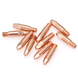MASUNN Pack of 10 24KD M6 Mig/Mag Welding Torches Contact Tip Gas Nozzle 0.8/1.0/1.2/1.4 mm-0.8 mm