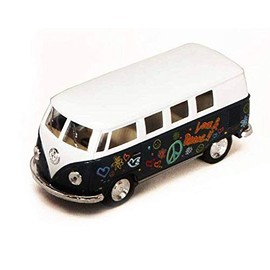 1962 Volkswagen Classic Bus with Decals 1/32 scale Die Cast Model Toy Car - GREEN