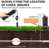 SZJMS Underground Wire Locator, Underground Cable Locator for Pet Fence