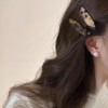 WENJESO 3個セットレトロ アセテート ヘアクリップ 前髪クリップ レディース 一字クリップ サイドクリップ アヒル口クリップ 日常