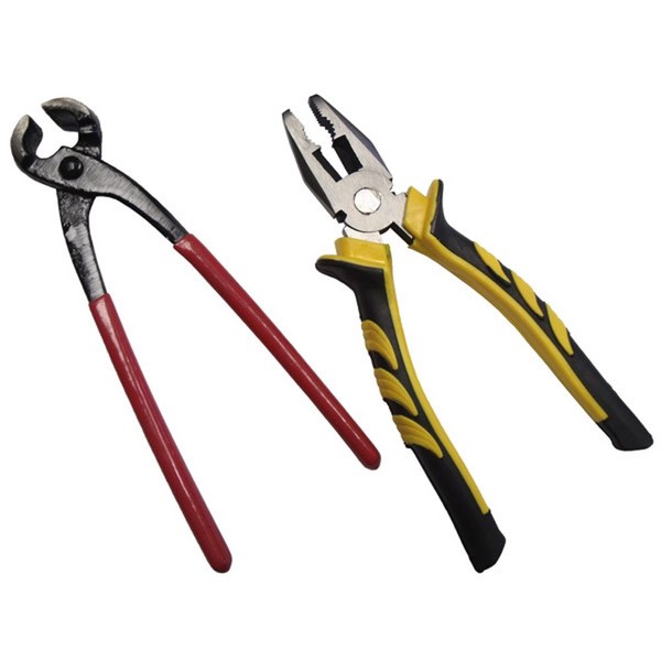 Mauk 1306 Pliers Set, 2 Pieces, Kneifzanger Combination Pliers