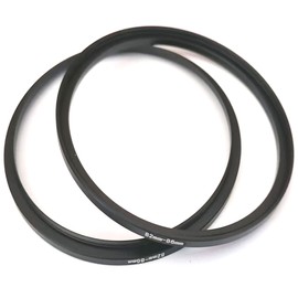 2x Metal 82-86mm Step Up Rings Screw Adapter D-SLR Video Camera Lens Connect-ed Size 82mm To 86mm Filter Circle Diameters Holder Film Connector Focus-ing Photo-graphy Parts Accessories