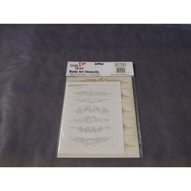 BADGER Totally Tattoo Body Art Stencils Small of Back Theme Pack