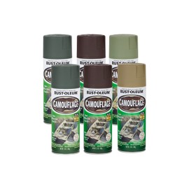 Rust-Oleum 269038-6 PK Specialty Camouflage Spray Pack, 12-Ounce, 6-Pack