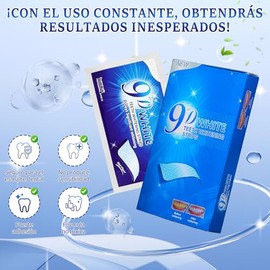 Tiras Blanqueadoras Dentales, 56 Piezas Whitening Strips (9D)