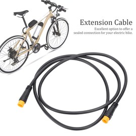 3 Pin Bike Connector Cable, Electric Bike Conversion Adapter Cable Waterproof Ebike Modification Adaptor Cable (Male Head-Male Head)