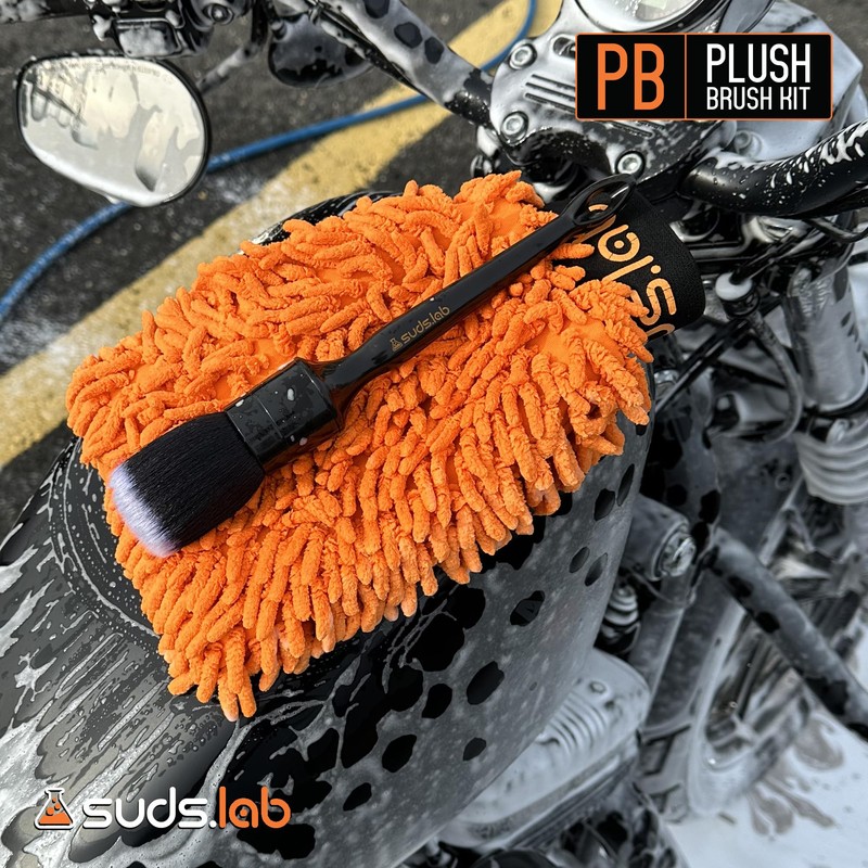 Suds Lab PB Plush Brush Kit 3 Pack- Ultra-Soft Synthetic